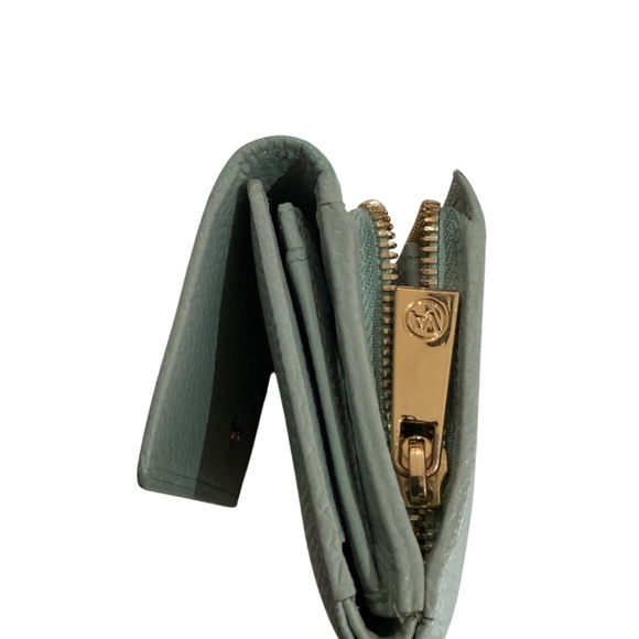 Italian Leather Aqua Wallet - Picture 5 of 6